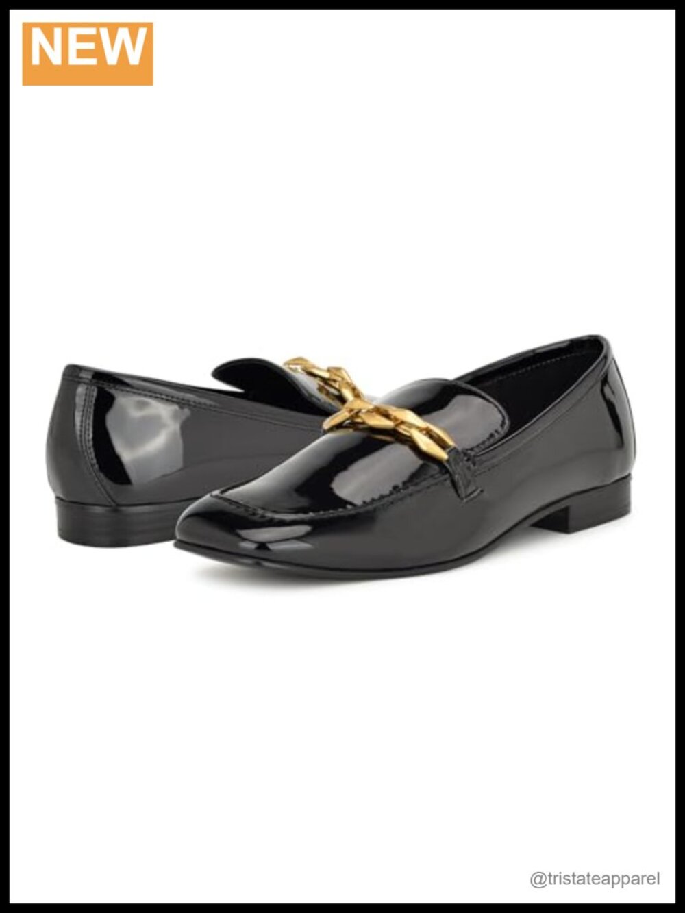 Nine West Erands Faux Patent Leather Slip-On Loafers